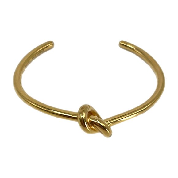 Celine Gold Elegant Thin Knot Cuff Bracelet | Any Occasion - Picture 1 of 3